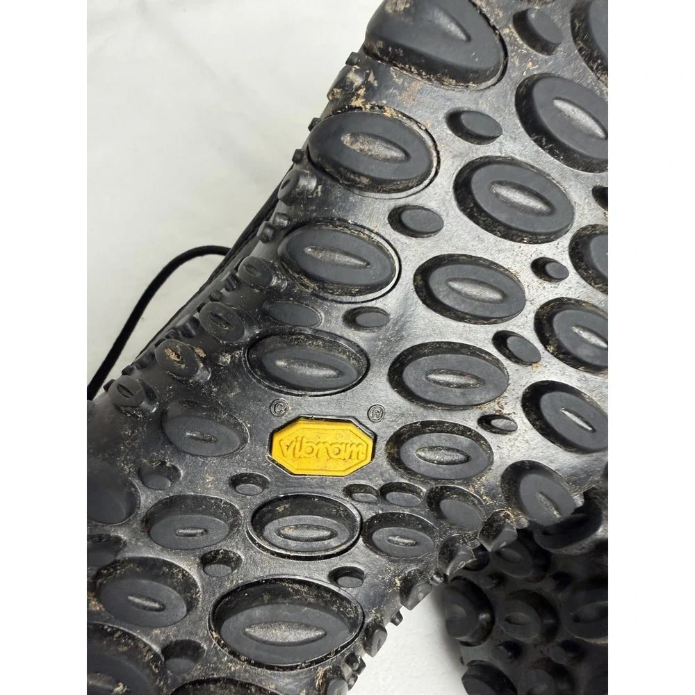 Merrell Vibram  AIR CUSHION men's Shoes‎ Size 9 Black Lace Up-Slip Proof